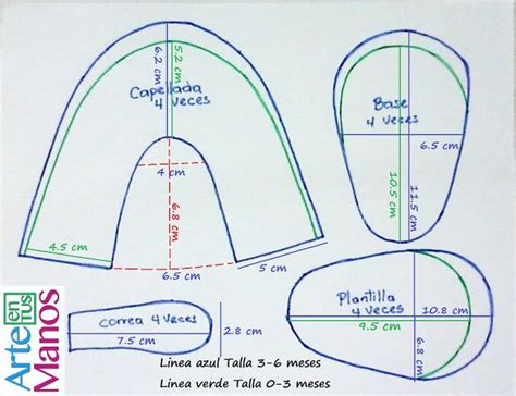 Pin En Hacer Zapatitos De Bebe