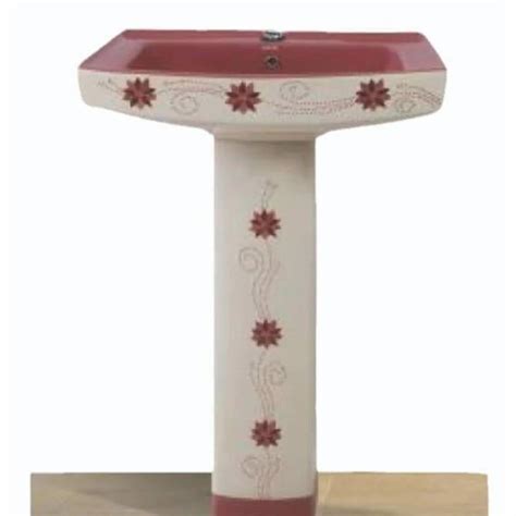 Printed Ceramic Pedestal Wash Basin At Rs 1750 Ceramic Pedestal Wash