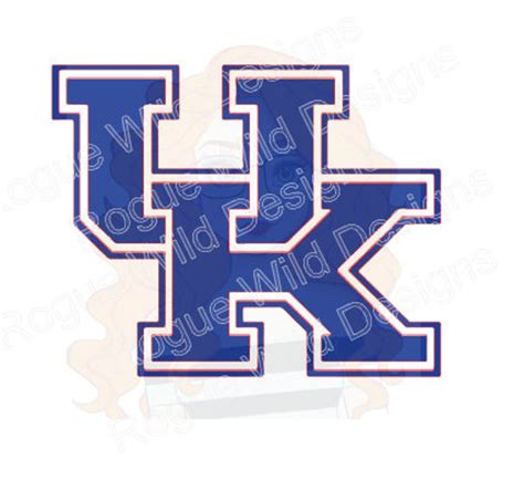 Uk University Of Kentucky Big Blue Nation Bbn Silhouette Etsy