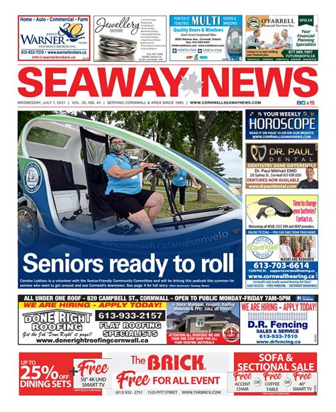 Cornwall Seaway News July Edition By Cornwall Seaway News Issuu