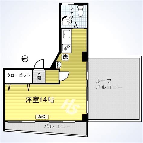 【ハトマークサイト】東京都中野区中央2丁目の 益谷ハイツ 504 1ワンルーム マンション