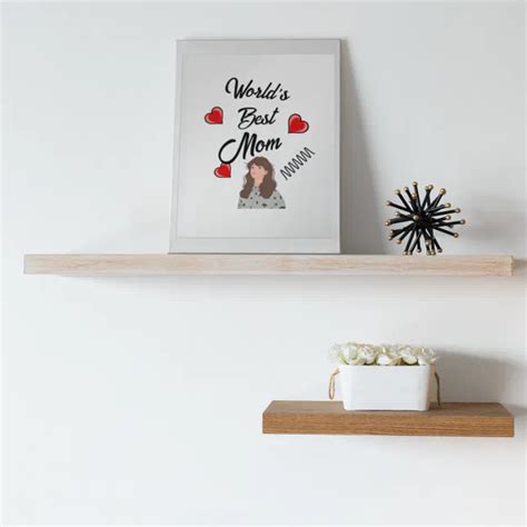 Worlds Best Mom Mothers Day Birthday Poster Zazzle