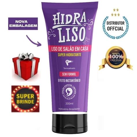 Hidraliso De Chuveiro Sem Formol Ml Alisante Hidra Liso Shopee Brasil