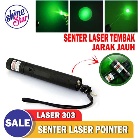 Shine Star Laser Ijo Km Jarak Sorot Laser Pointer Laser Hijau