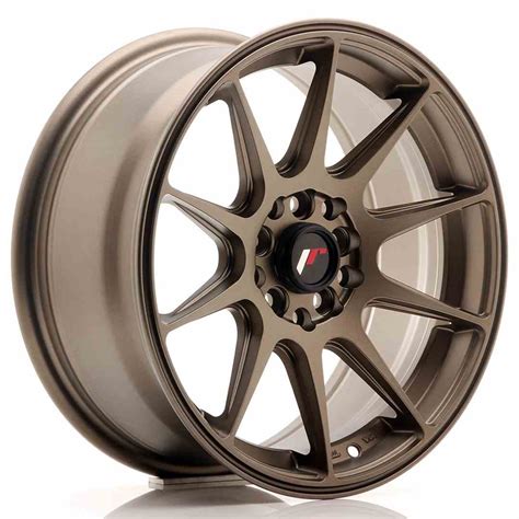 Japan Racing JR Wheels JR11 16x7 ET30 5x100 5x114 3 Bronze JDMDistro