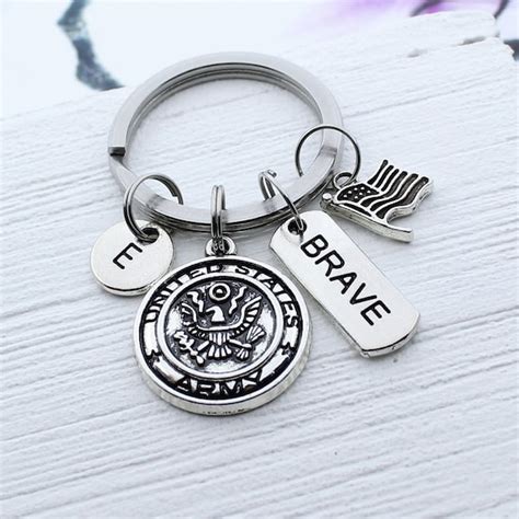 Army Keychain Etsy