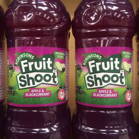 4x Fruit Shoot Apple And Blackcurrant Kids 89p Juice Drinks 4x275ml