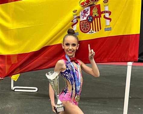 Iraia Pascual campeona de España de gimnasia rítmica