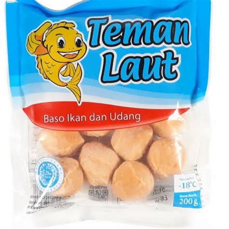 Jual TEMAN LAUT Baso Ikan Dan Udang 200gr Shopee Indonesia