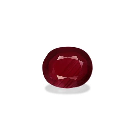 Rubis Du Mozambique Taille OVALE Rouge 5 06 Carats