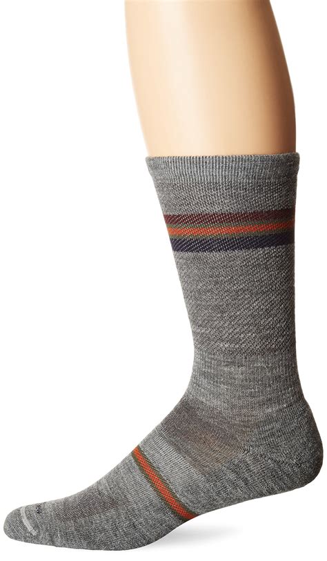 Sockwell - Sockwell Men's Whip Stitch Crew Socks, Grey, Medium/Large ...