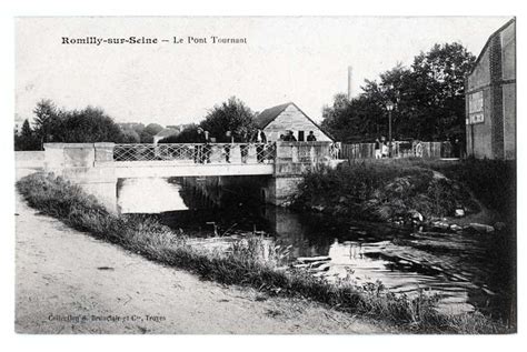 Romilly Sur Seine Romilly Sur Seine Le Pont Tournant Carte