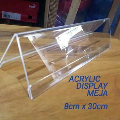 Jual Papan Nama Meja Akrilik Acrylic Name Desk Ukuran X Cm Di