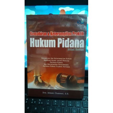 Jual Kemahiran Keterampilan Praktik Hukum Pidana Edisi Revisi Adami