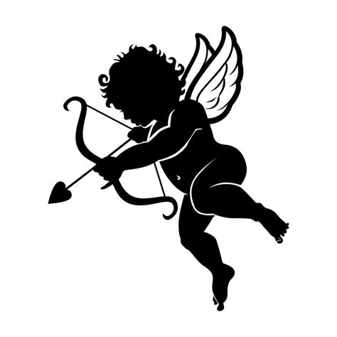 Cupid Svg Angel Cricut Angel Wings Png Heaven Vector Art Etsy