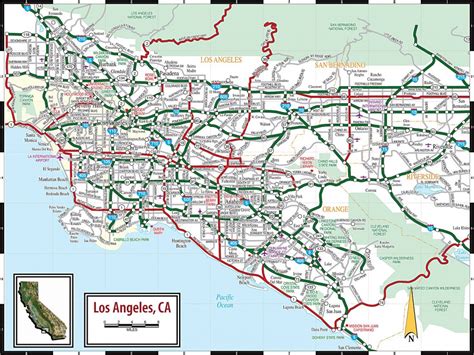 Large Los Angeles Maps For Free Download And Print | High-Resolution ...