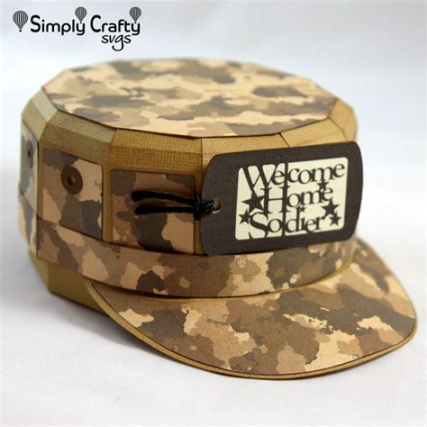 Military Fatigue Hat SVG File Simply Crafty SVGs