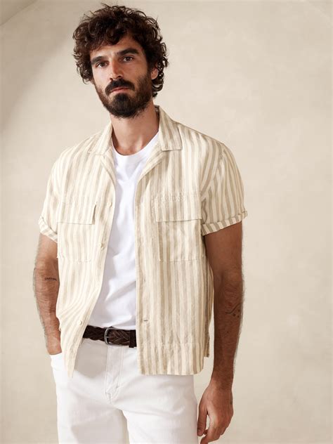 Linen Resort Shirt Banana Republic