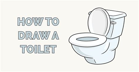 How To Draw A Toilet Really Easy Drawing Tutorial