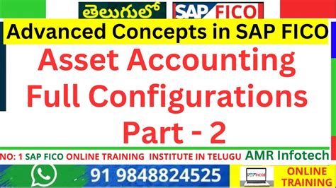 Asset Accounting Full Configurations PART 2 SAP FICO In Telugu Videos