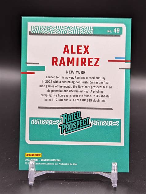 Panini Donruss Rated Prospect Holo Red Alex Ramirez