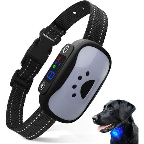 Collier Anti Aboiement Pour Petit Gros Chien Rechargeable Modes