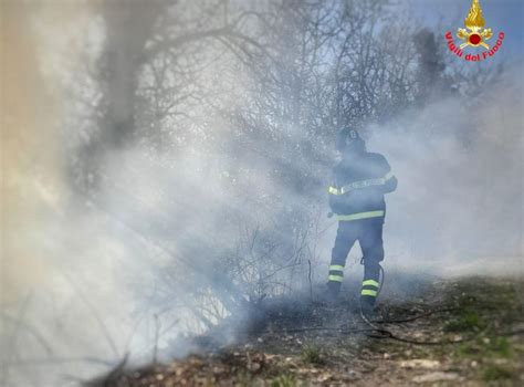 Grosso Incendio Boschivo Nel Parco Del Curone In Volo L Elicottero