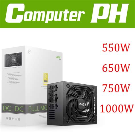 Acer AC 550W AC 650W AC 750W AC 1000W Full Modular Power Supply