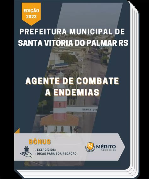 Apostila Agente De Combate A Endemias Prefeitura De Santa Vit Ria Do