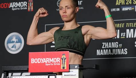 Rose Namajunas Ufc 261 Official Weigh Ins Mma Junkie