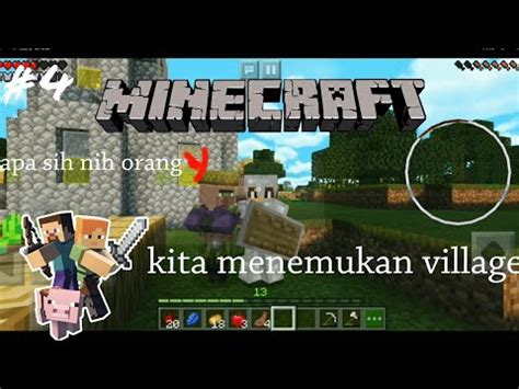 Kita Menemukan Village Minecraft Indonesia Gameplay Part Youtube