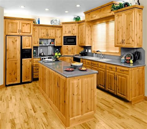 Knotty Pine Kitchen Cabinets Renovation Updating Tips Rustikale