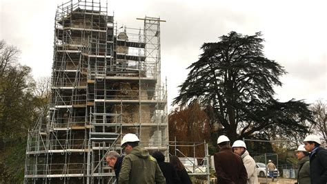 Derri Re Les Chafaudages Le Chantier De Restauration Du Ch Teau De