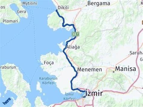 İzmir Dikili İzmir Arası Kaç Km Kaç Saat Yol Tarifi