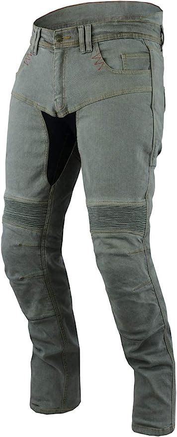 Jet Pantalon Moto Hombre Jeans Kevlar Aramid Con Armadura Tech Pro