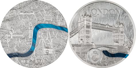 Dollars London Tiffany Art Metropolis Kg Kilo Silver Coin