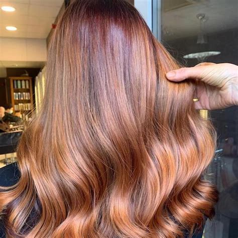 Dark Red Hair With Blonde Chunks