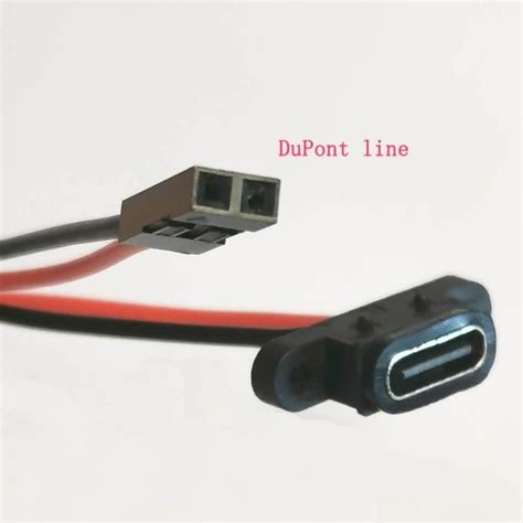 Ivoire Pcs Prise Usb Type C Femelle Tanche Port Filaire