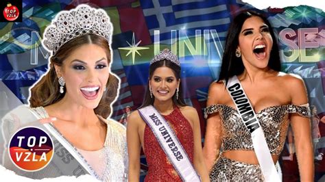 Estos son los Países con más Clasificaciones en MISS UNIVERSO YouTube