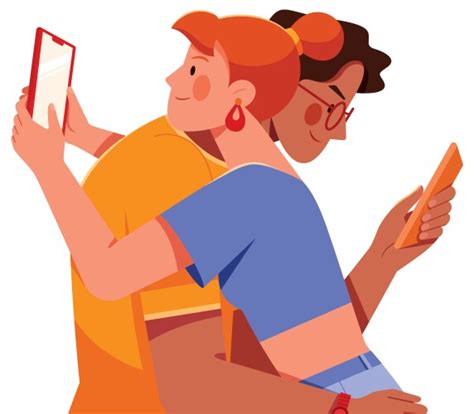 Smartphone Addiction Cartoon Poster Royalty Free Vector