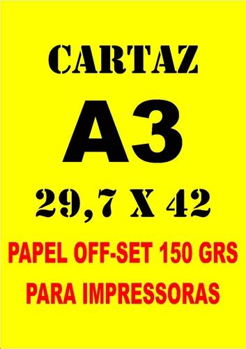 Promoção Cartaz De Oferta A3 42x29 7 Liso 100 Unidades MercadoLivre