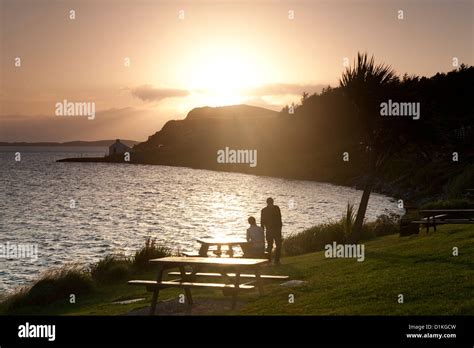 Sunset at Stein, Waternish, Isle of Skye, Scotland Stock Photo - Alamy