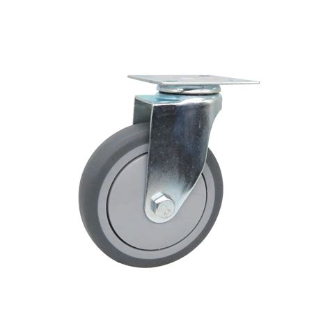 Mm Gray Tpr Trolley Wheel Hospital Furniture Castors