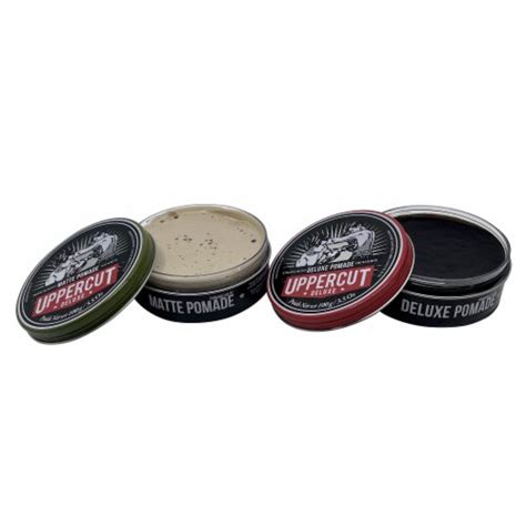 Uppercut Deluxe Matte Pomade Medium Hold And Deluxe Pomade Strong Hold 3