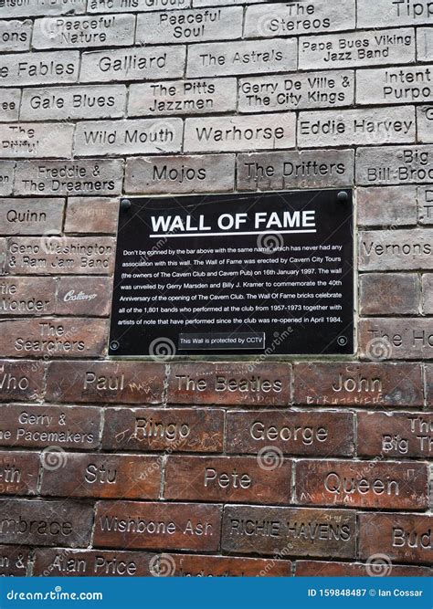 Mathew Street Sign and Wall of Fame Liverpool Editorial Photography ...