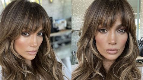 Jennifer Lopez Debuts New Bangs in Summer Hair Transformation | Summer ...