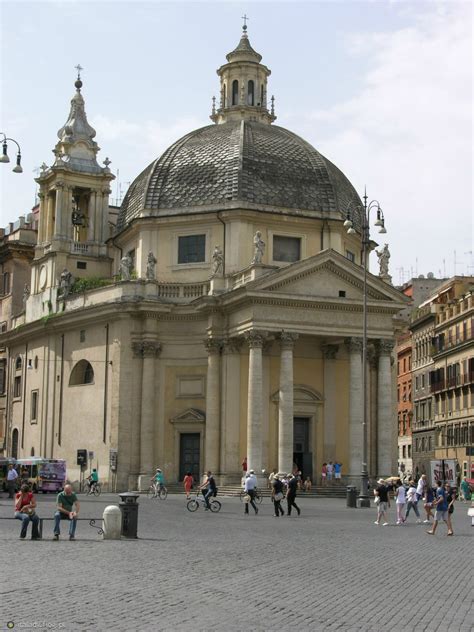 Roma Chiesa Santa Maria Dei Miracoli Nella Piazza Del Popolo 6 08