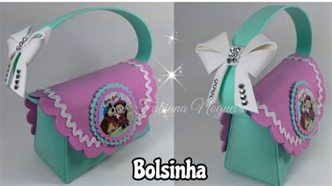 Bolsinha F Cil De Eva Bolsas Lembrancinhas Em Eva Lembrancinhas