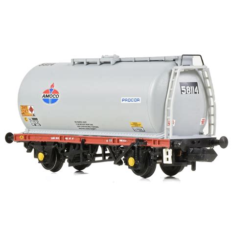 Graham Farish 373 787 BR 45T TTA Tank Wagon Amoco Grey N Gauge