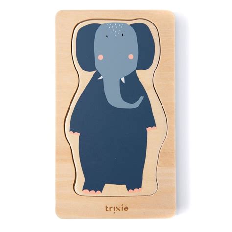 Holzpuzzle Tiere Von Trixie Baby